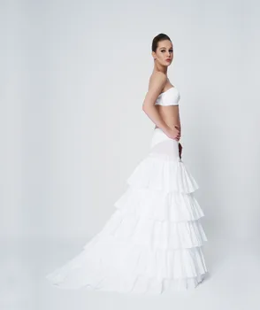 Tailed 6 Layers Tulle Petticoat For Wedding Dresses Buy