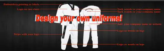 WTF taekwondo martial art taekwondo uniforms / dobok taekwondo competition uniform / martial arts ITF taekwondo uniform