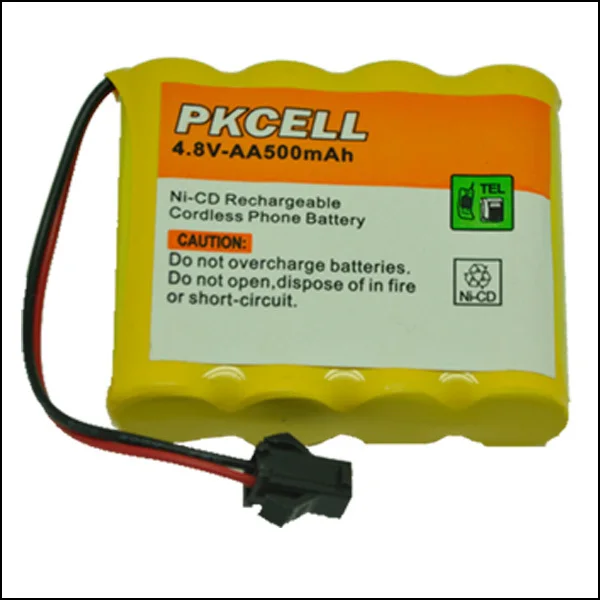 Ni-Cd 4.8V AA 500mah battery pack (2)