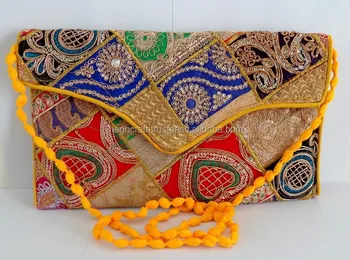 Wholesale Patch Work Clutch Purse Bridal Clutch Purse Indian