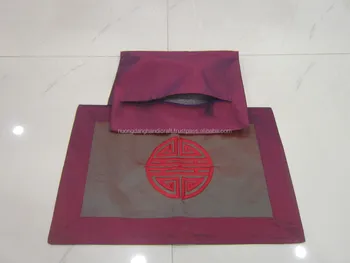 Textile Pillow Case With Design Wedding Letter Nice Handicraft