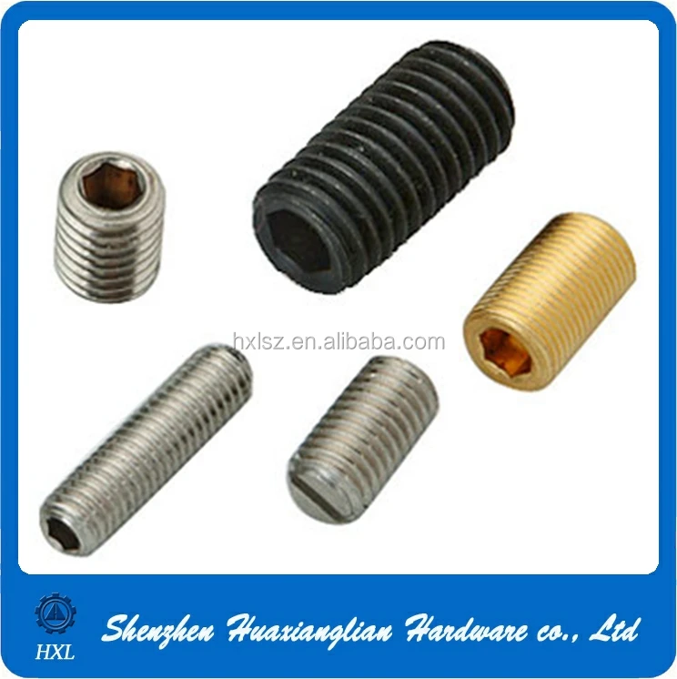 Din 913/914/915 Stainless Steel Hex Socket Set Screw For Door Handle
