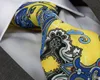 Yellow Paisley, Fashion tie, Latest Italian Style Neck Tie Gold Tie