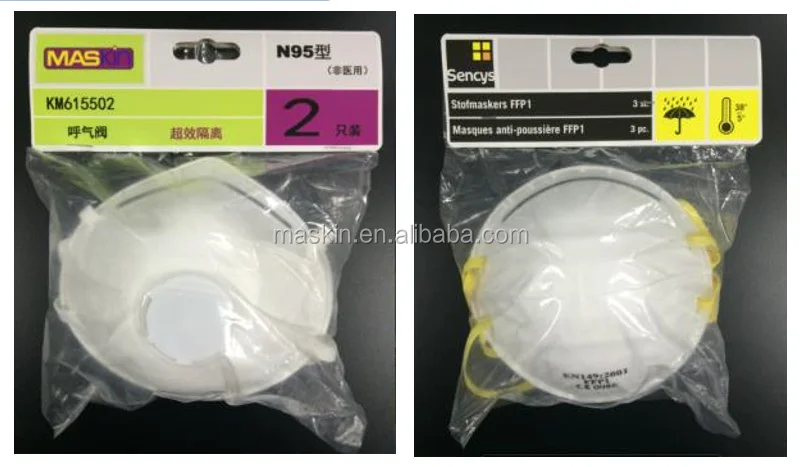 High quality EN149 FFP3 anti virus comfortable face mask wtih valve and inner PUV seal