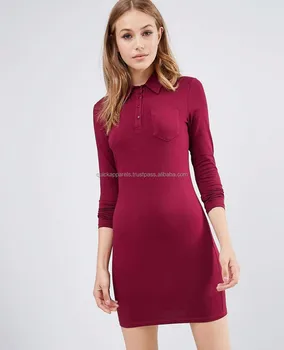 women's polo shirt dress