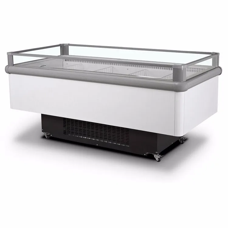 mini air cooling ice cream merchandiser for supermarket