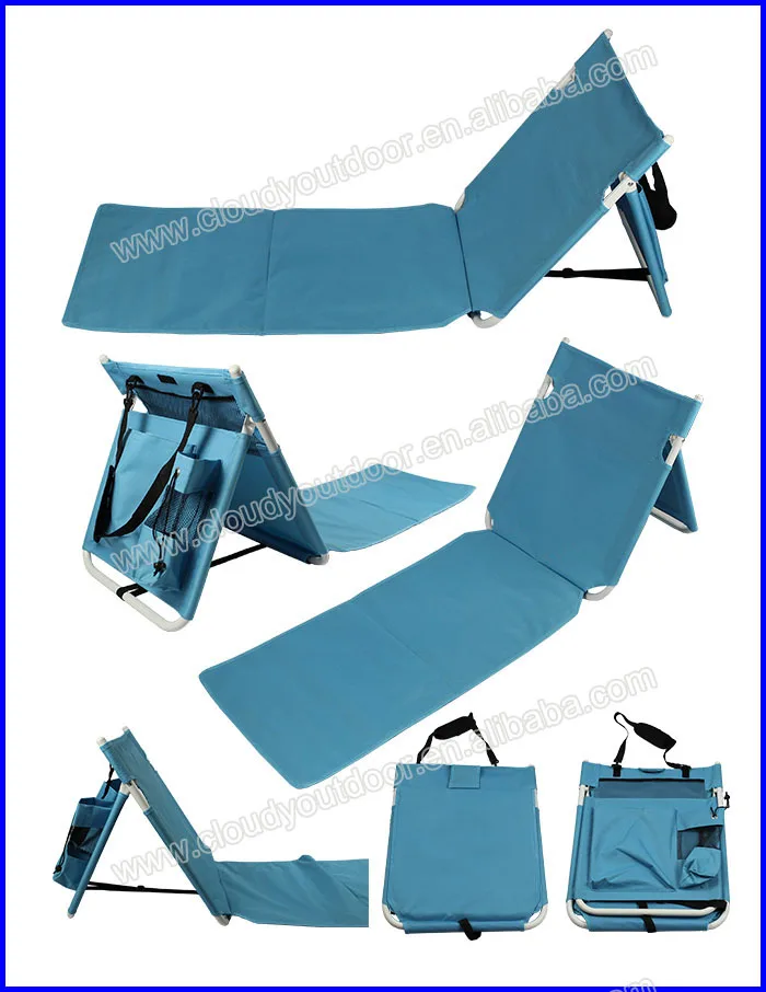 Solid Color Folding Foam Beach Mat With Backrest Buy Folding Foam