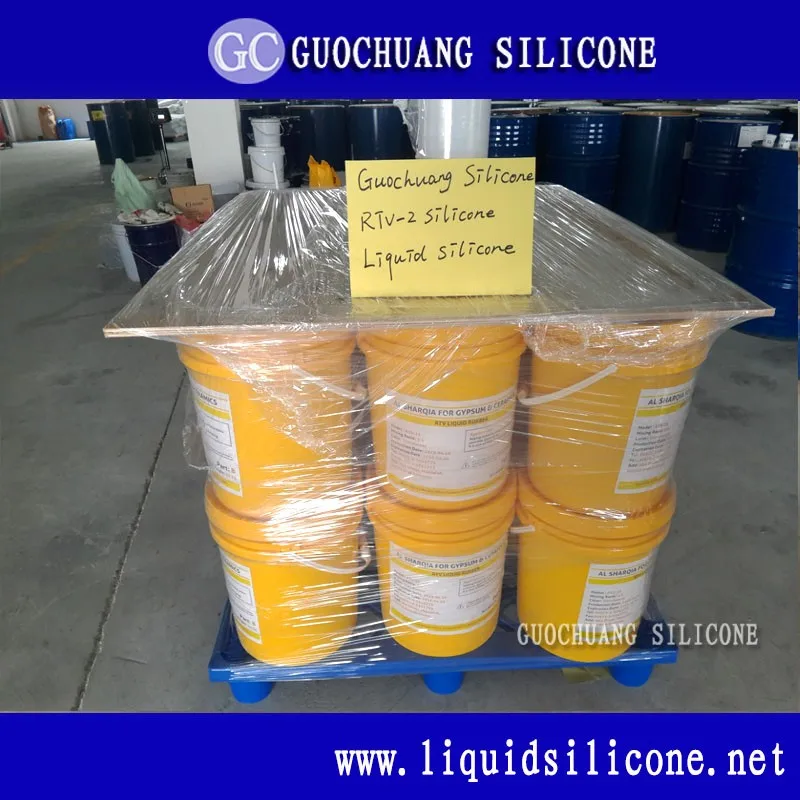 rtv 2 platinum cured silicone liquid to make mold