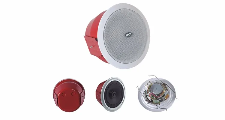 8 Inch Ceiling Speaker En54 24 Fireproof In Ceiling Speaker Pa