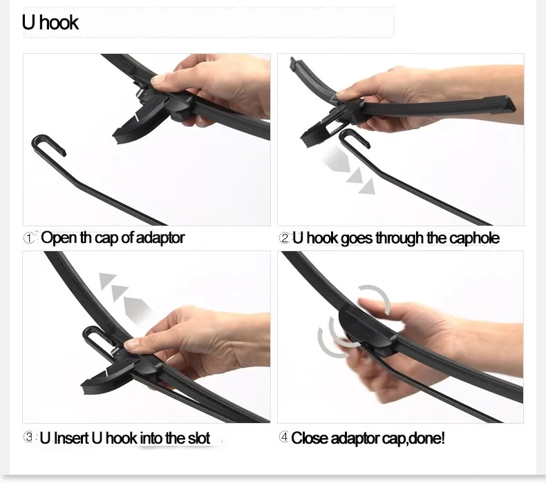 6mm Rubber Refill Tradtional Wiper Blade Replacement Framed Wiper