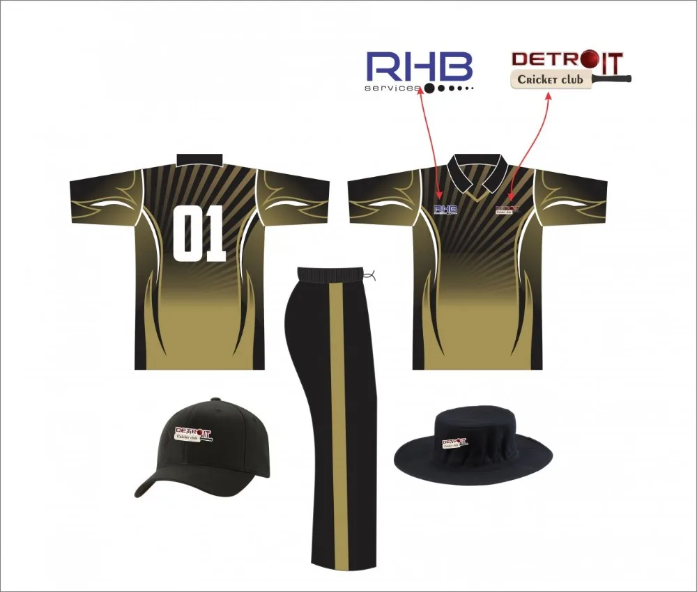 
CUSTOM DESIGNS CRICKET UNIFORM 
