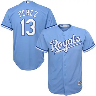 light blue baseball jersey