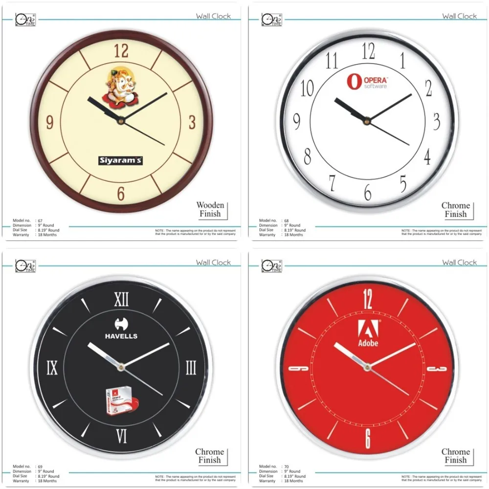 Promotional Wall Clocks,Wooden Wall Clocks,Steel Wall Clocks With Logo