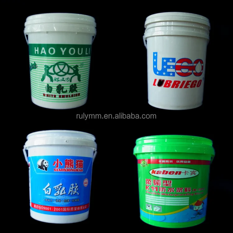 10L factory wholesale pp material plastic bucket with metal handle Details