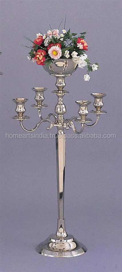 Cristal wedding pieza central candelabros 5 vela 5 light ... Wedding Candelabros diseño