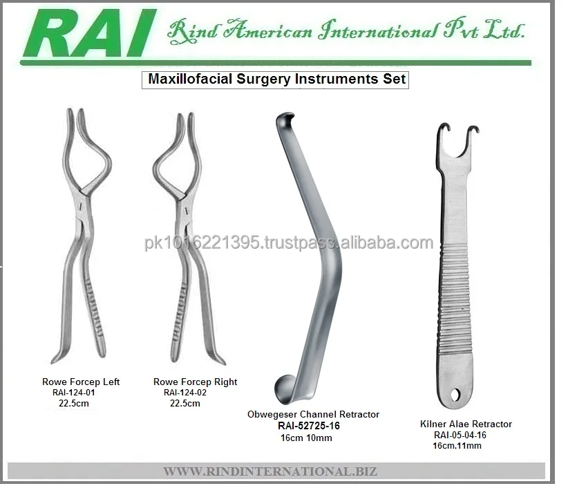Maxillofacial Surgery Instruments Kit Buy Plastic Surgery Instrument