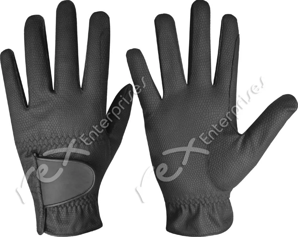 Horse Riding Gloves,Custom Horse Riding Gloves,Pu Synthetic Leather