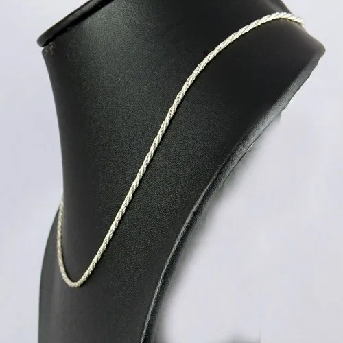 New Design Plain Silver 925 Sterling Silver Chain,India Silver Jewelry