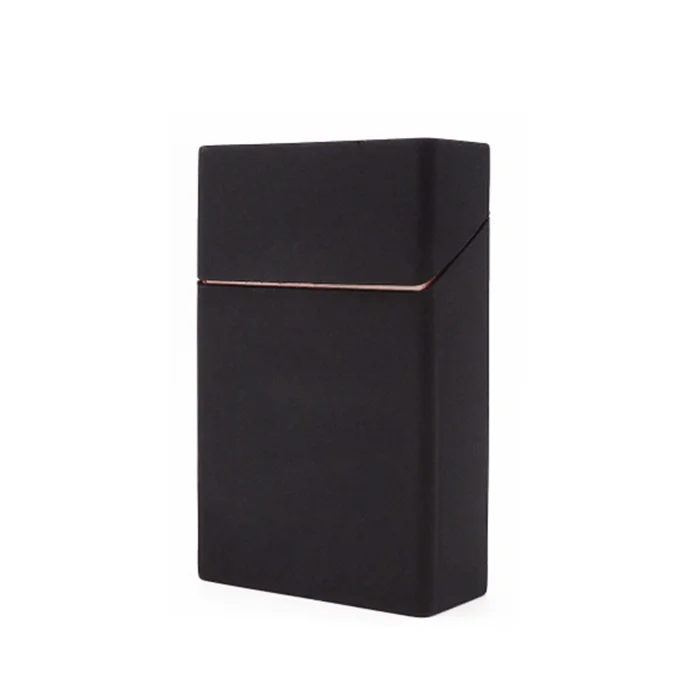 black silicone cigarette case