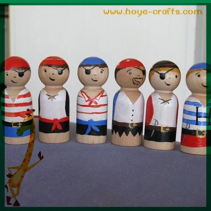 pirate peg dolls