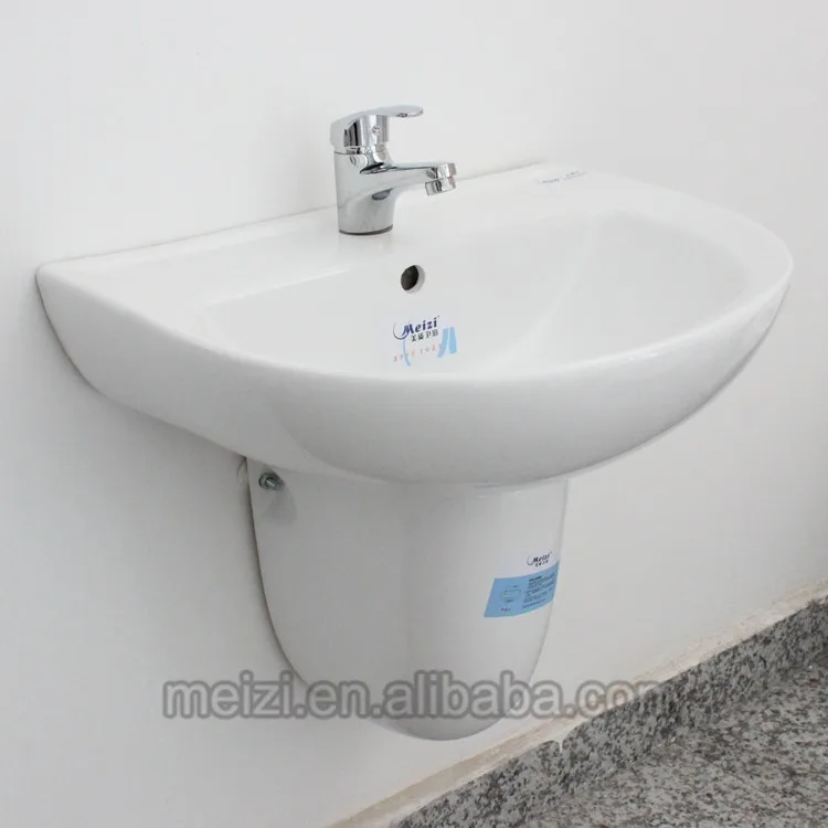 Chaozhou factory wall hung bathroom wash basin