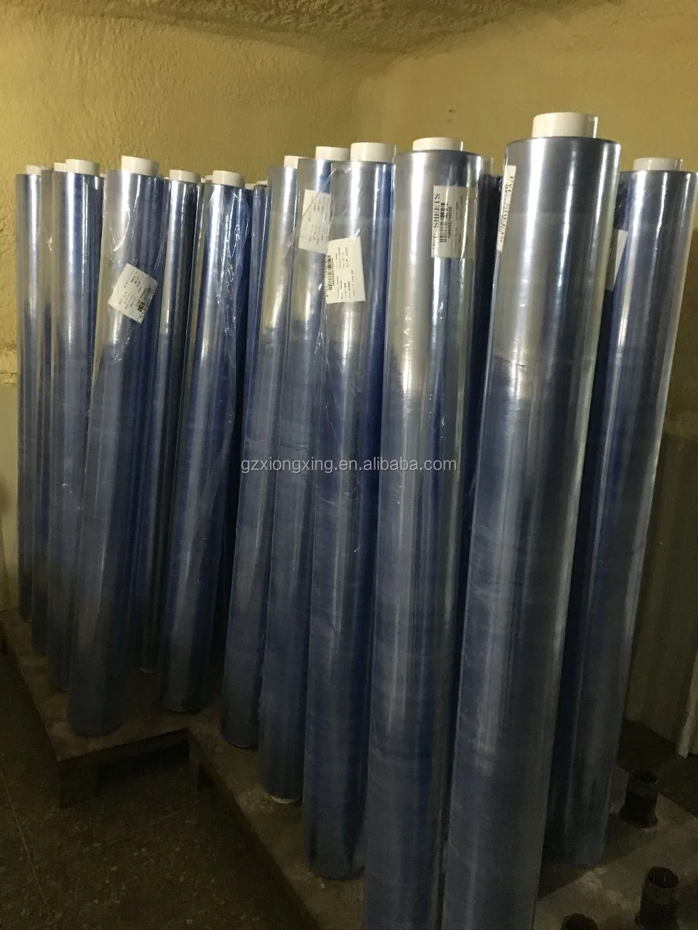 China Cheap Super Clear Roll Pvc Plastic Film Transparent Film Shrink