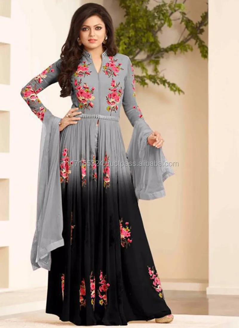 anarkali sleeves design