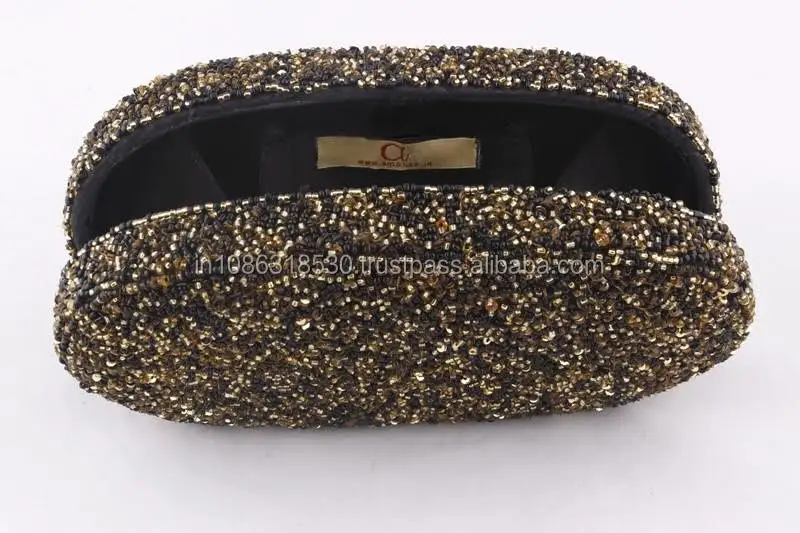 bronze clutch purse