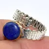 Israeli design 925 sterling silver lapis gemstone jewelry wholesale fine ring