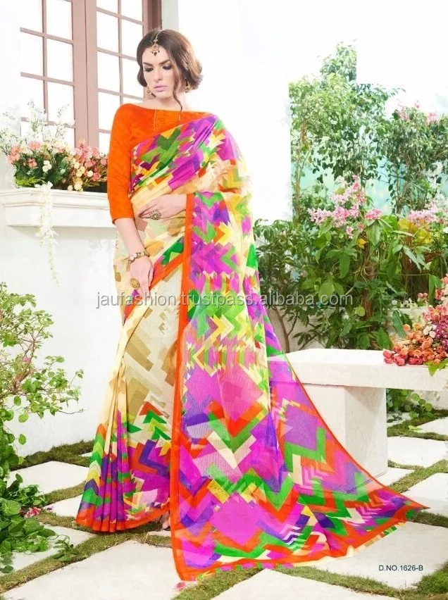 Saree / Latest Saree Blouse Designs / Indian Saree / Katan Saree / Jamdani Saree / Double Color 