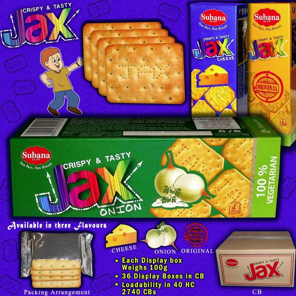 Jax Cracker Biscuits Buy Cracker Biscuits Cheese And Onion Garlic