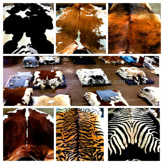 The Traditional Natural Cowhide Authentic Cow Rugs From Brazil The