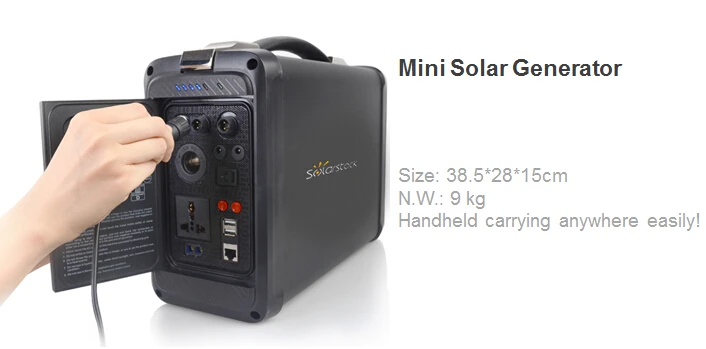 equipment used office island long Portable Home Solar Generator Battery System Backup Power