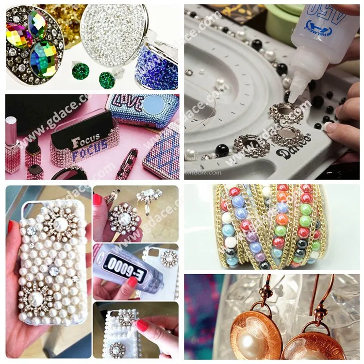 Resin half-round pearls for earring decoration
