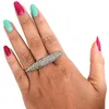 925 Sterling Silver pave Diamond Fashion Ring jewelry Wholesaler and Supplier