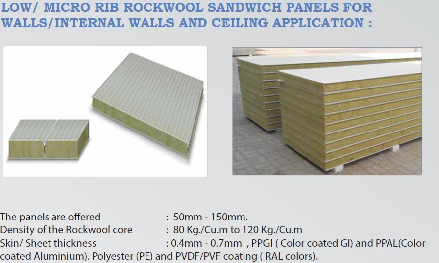 Doha / Qatar Fire Rated Sandwich Panels/ Fire Resistant Sandwich Panels
