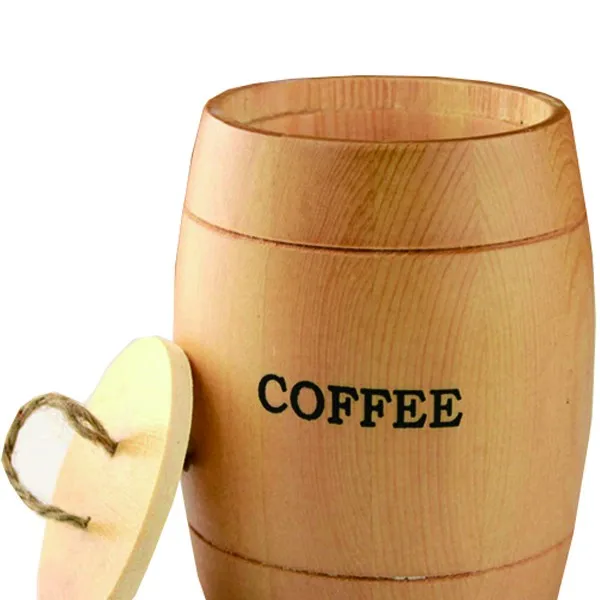 Wholesale Handcrafted Solid Wood Coffee Barrels Buy Wood Coffee Bean