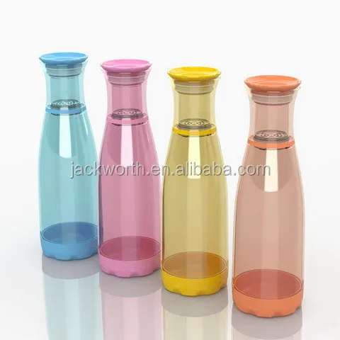 JD0876 -02 Flavor Water Bottle Fruit Infusion Flavor Bottle  Plastic Lemonade Bottle  Fruit Infusion Bottle