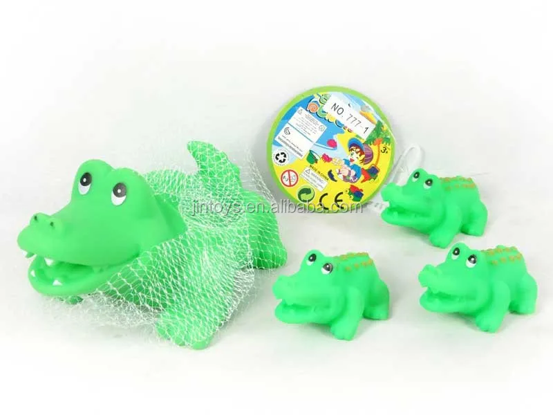 rubber alligator bath toy