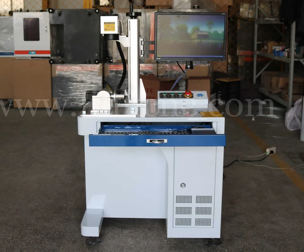 table type fiber marking machine with CE certificates , laser marking machine , cnc laser marking machine
