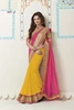 Peach Marble Chiffon Designer Saree/saree design patterns/wholesale saree