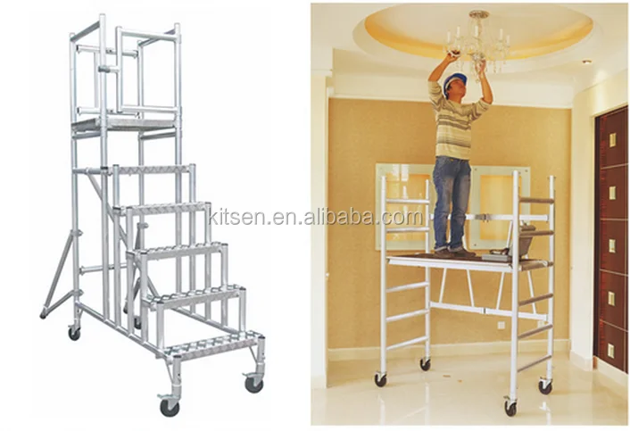 Light Weight Z Type Aluminum Mobile Scaffolding For Sale