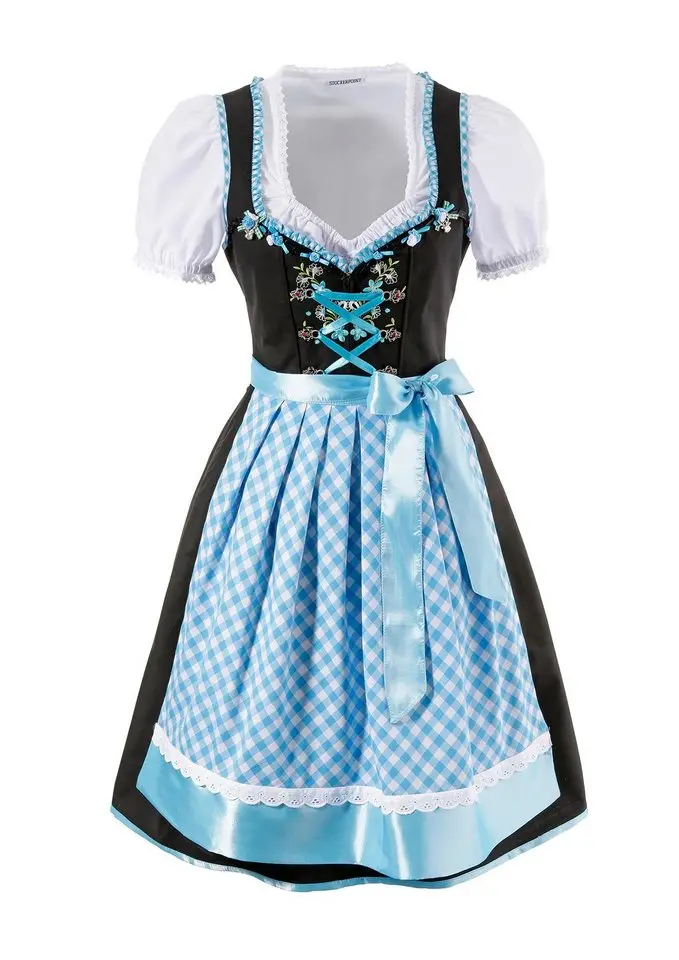 Bavarian Dirndl Dress For Oktoberfest/ Traditional Bavarian Dirndl ...