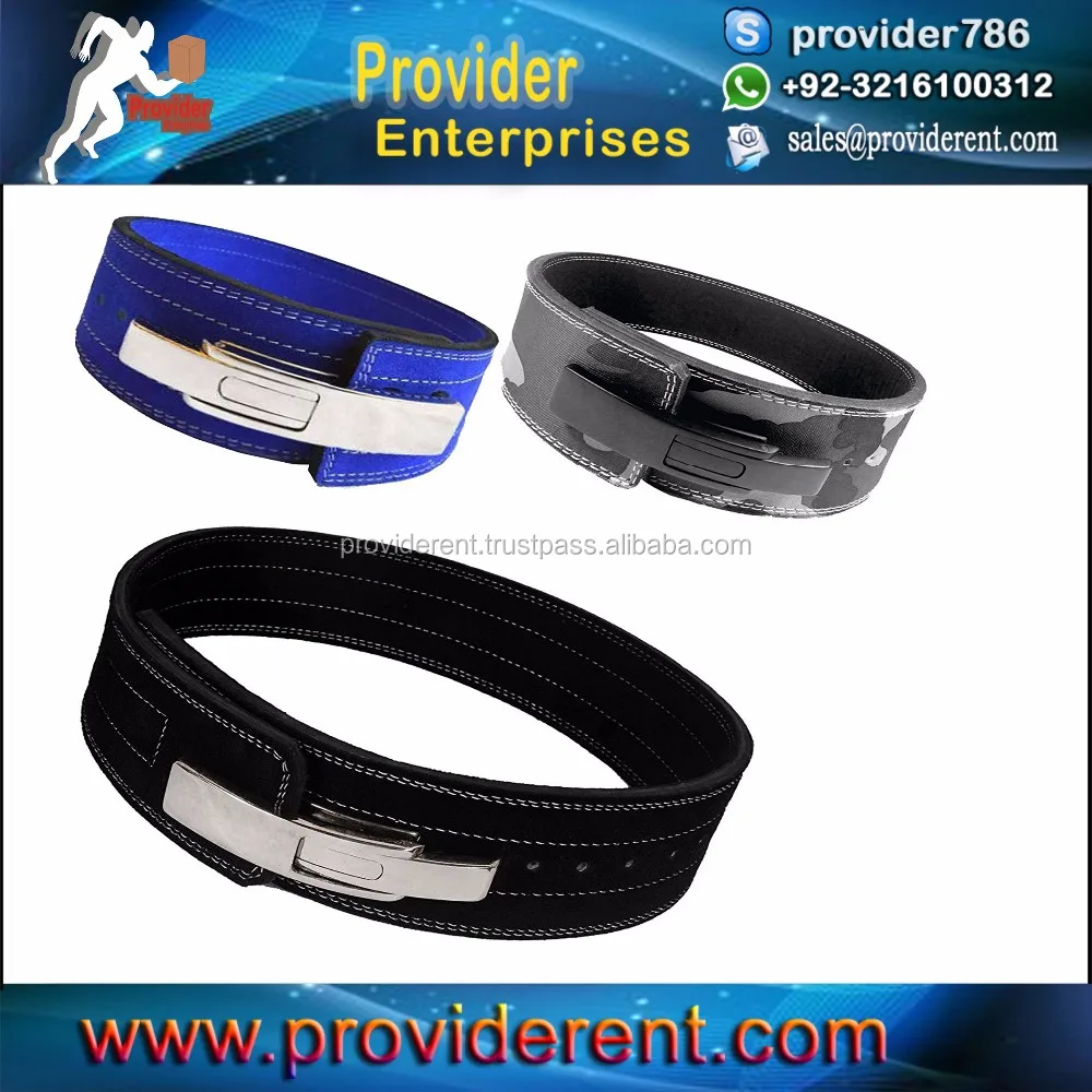 Gym Leather Power Lifting Lever Belt 12mm Custom Weightlifting Belt
