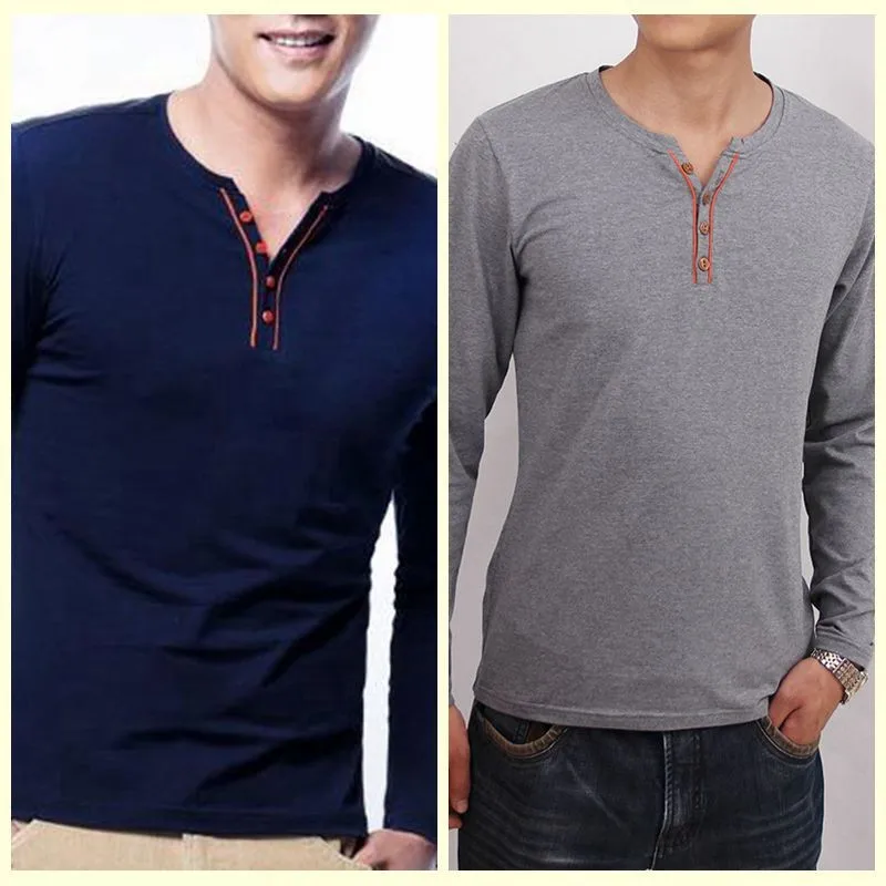 Plain Men's Burnout V Neck T Shirt/ Men's Slim Fit Workout T Shirts ...