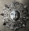 Metal Sun with Leaves Haitian Products Online Haitian Artists Oil Drum Art Metal Tree Wall Art, Size 60cm