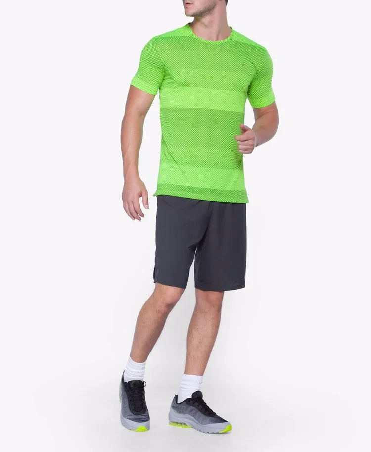 Custom Made Running Tee Shirts,Green Running Shirts,Neon Running Shirts