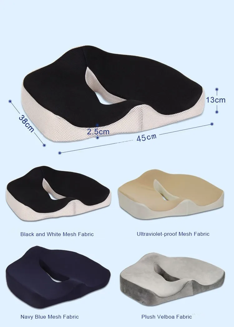 Adult Car Seat Booster Cushions Coccyx Pain Cushion Shock Absorber