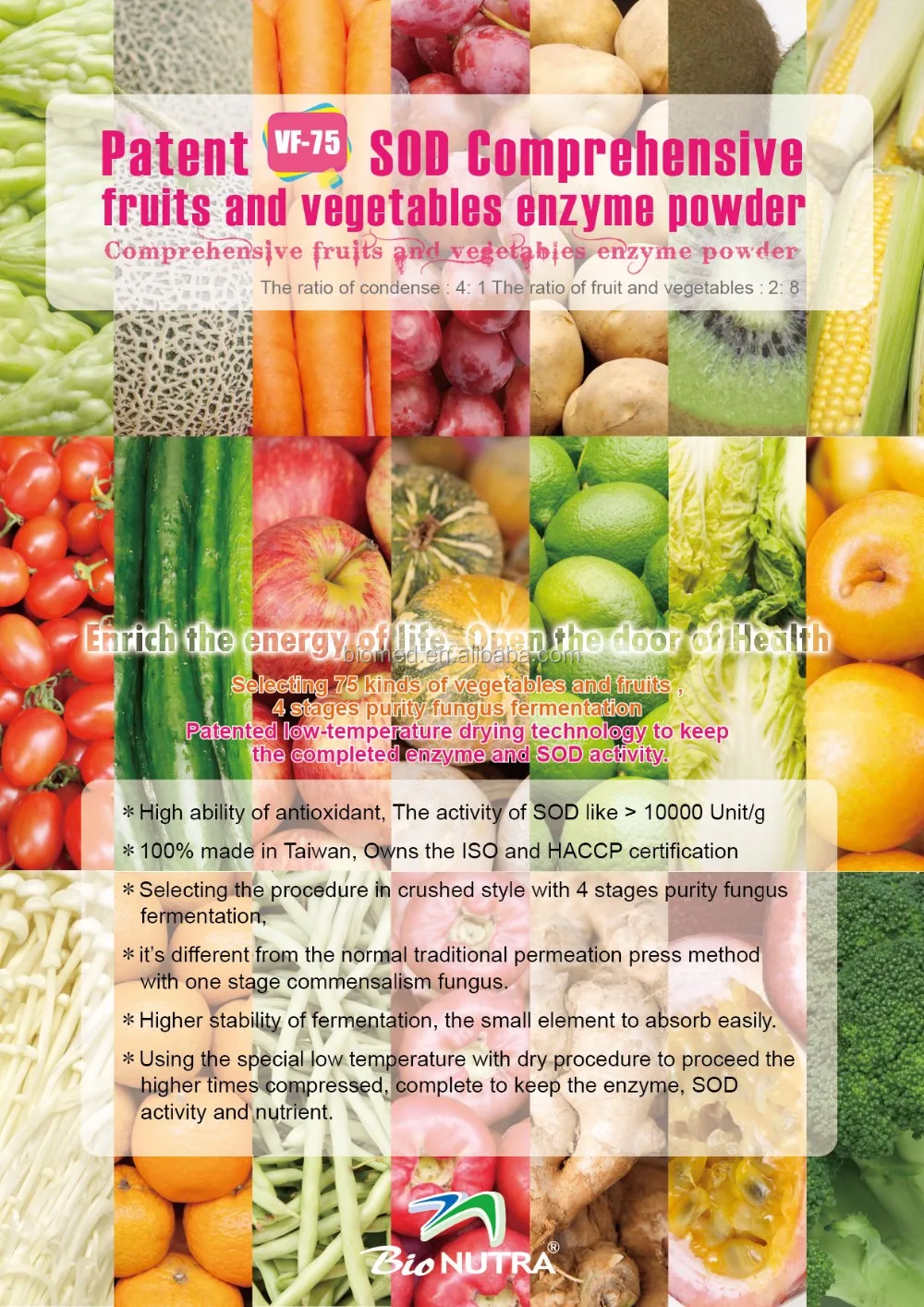 Mixed Fruit And Vegetable Enzyme Powder Buy Mixed Enzyme,Fruit Enzyme