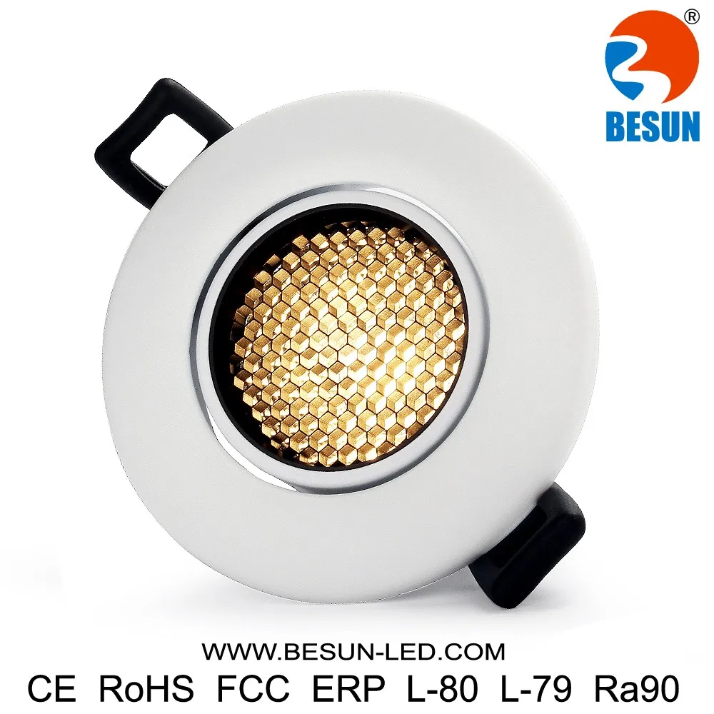 12w 7w Ceiling Mounted Downlights Lens Led Light Ceiling Dimmable Downlights With